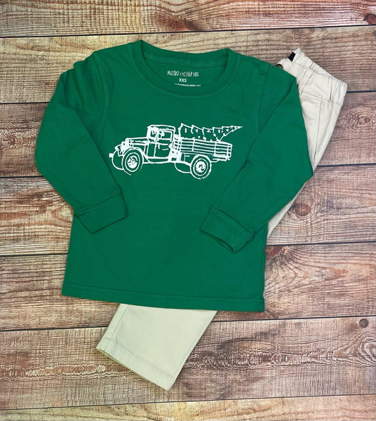 Mustard and Ketchup Kids, Properly Tied and Southbound Long Sleeve Holiday Tees