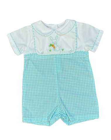 Gingham Bunny Romper